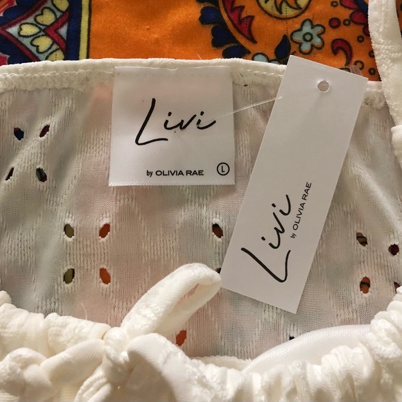 A GREAT CLASSIC LACE TOP. ADJUSTABLE. NEW WITH TAGS. GORGEOUS!! - Picture 3 of 4